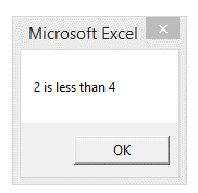 excel vba if then else, condition